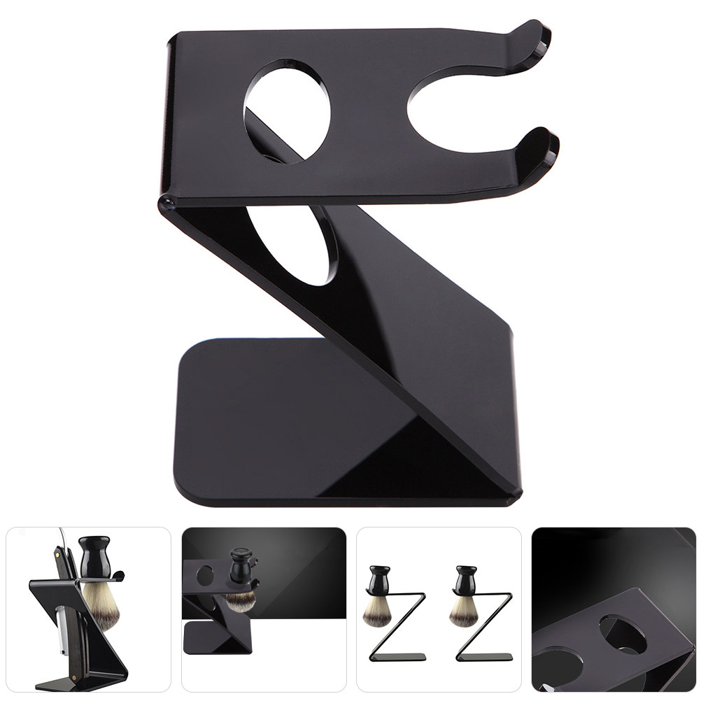 Men'S Grooming Organizer - Shaving Brush Holder Razor Stand Organizer