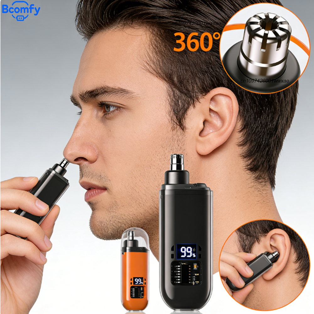 Men'S Grooming Hair Removal - Mini Electric Nose Hair Trimmer for