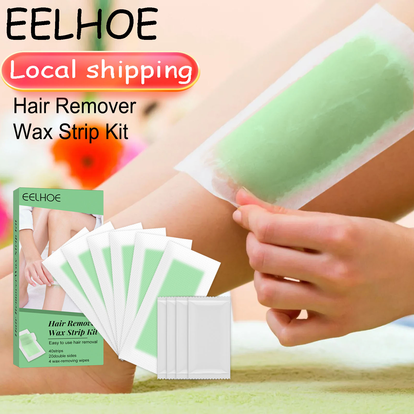 Hair Wax Stick - EELHOE Hair Removal Wax Strip Non-irritating