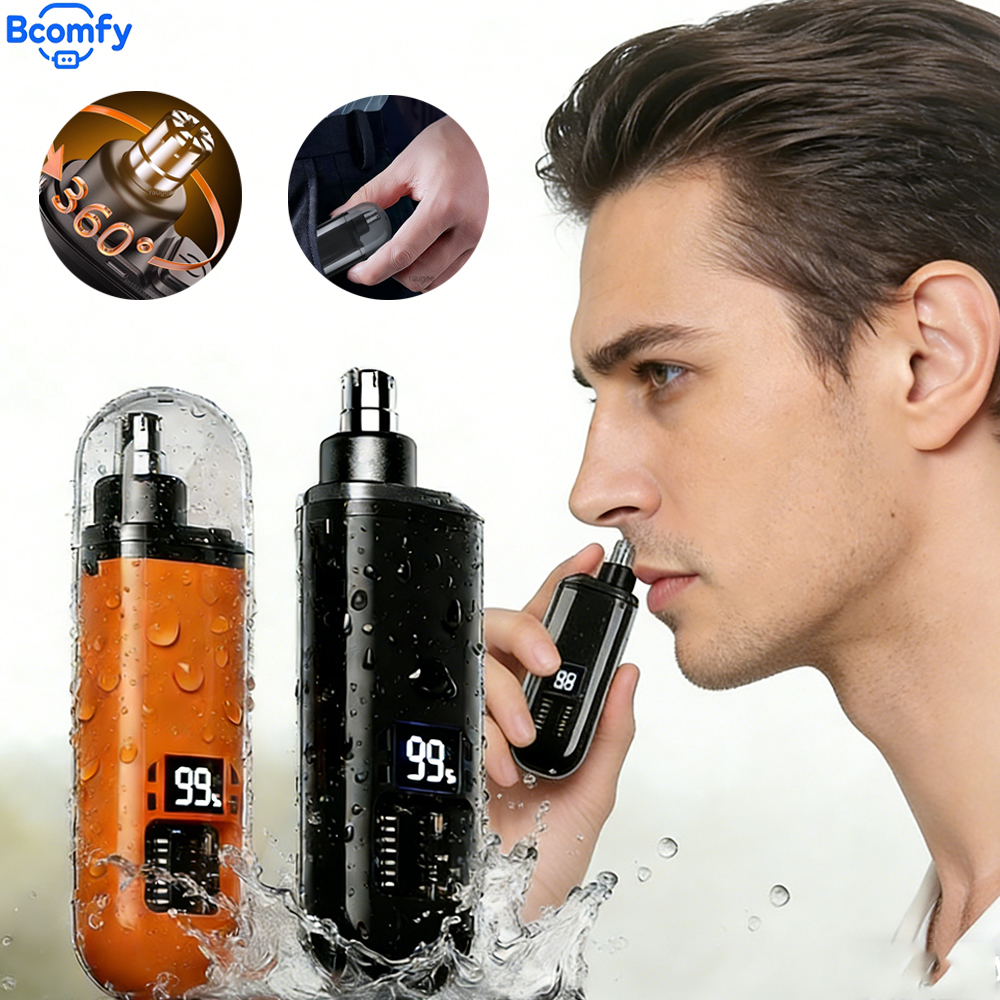Men'S Grooming Hair Removal - Mini Electric Nose Hair Trimmer Rechargeable