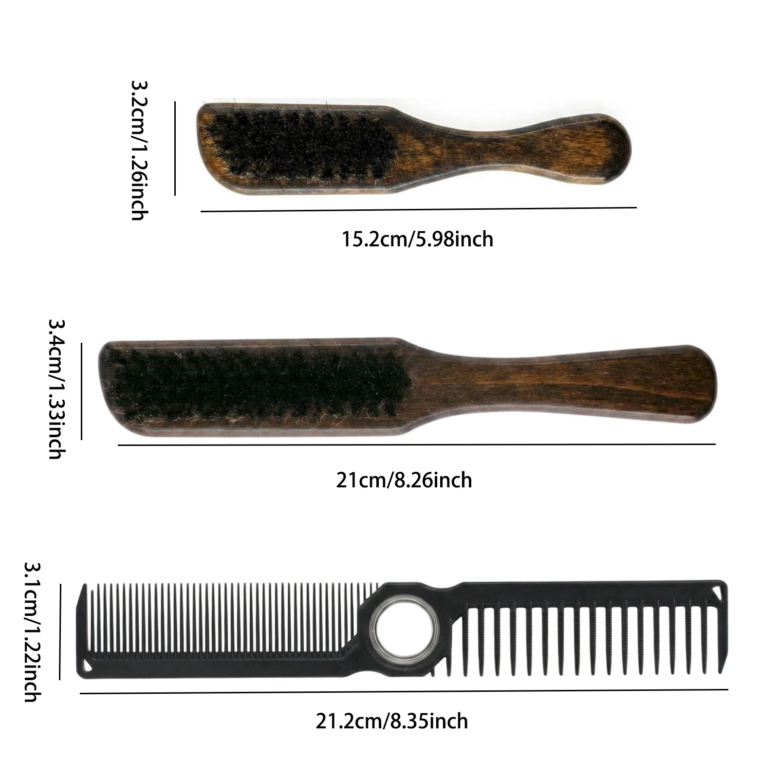 2Pcs Professional Beard Groomi - Men Grooming Hygiene incelemesi ve fiyatı