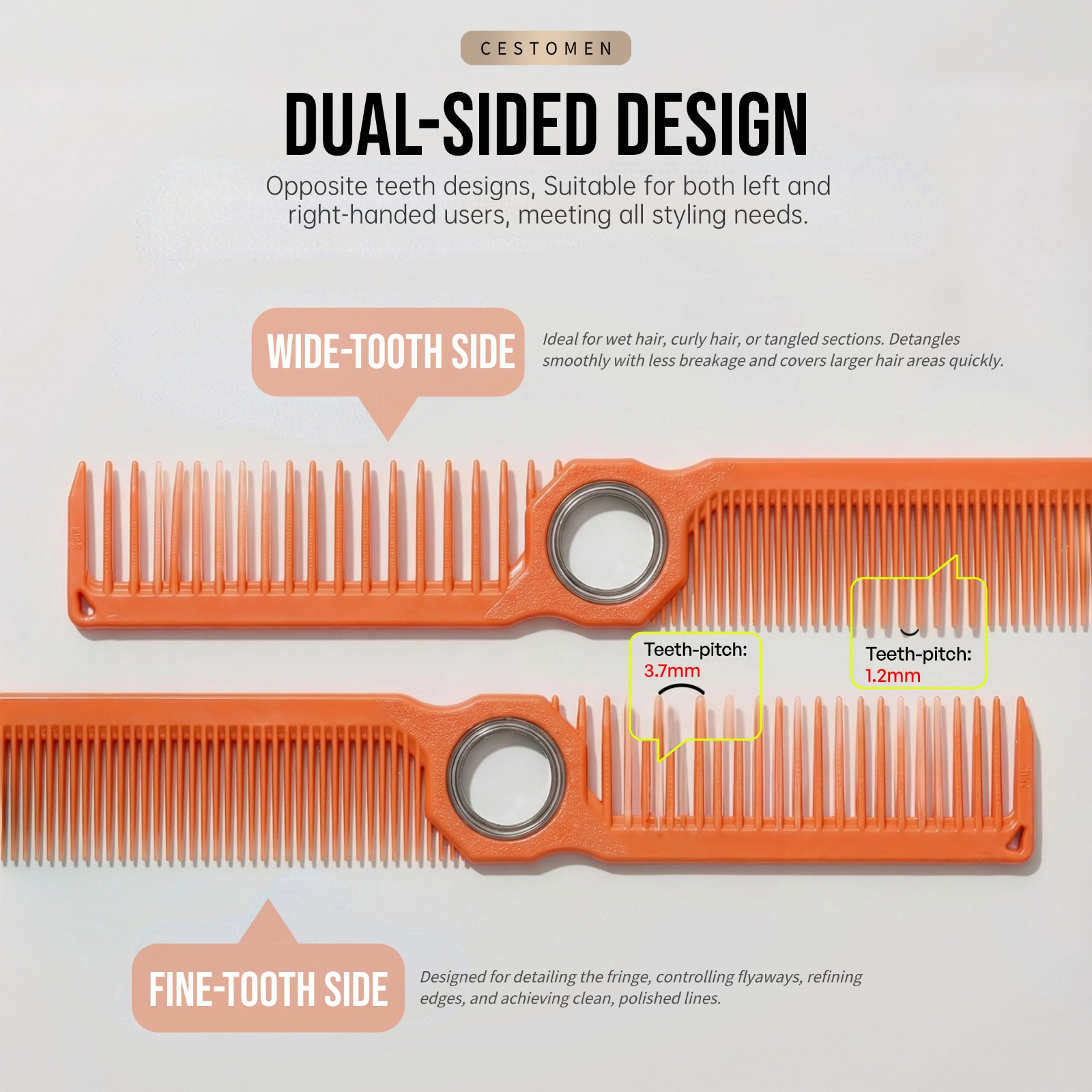 2Pcs Professional Beard Groomi - Men Grooming Hygiene incelemesi ve fiyatı