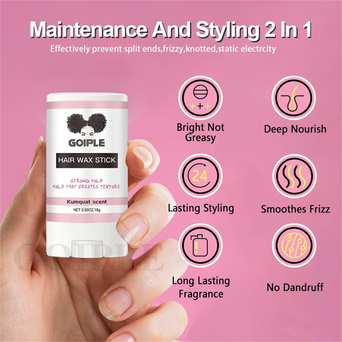 GOIPLE Flyaway Taming Wax Stic - Hair Wax Stick incelemesi ve fiyatı