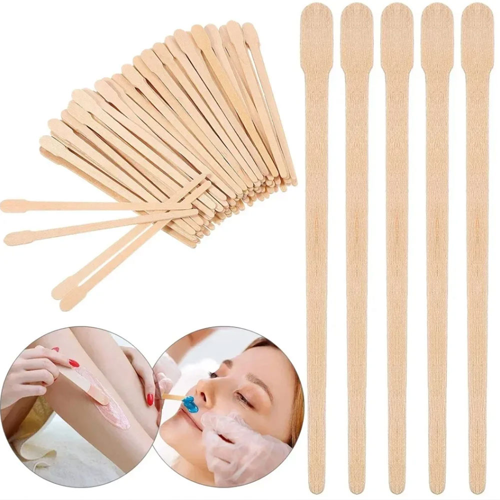 500/200/100Pcs Wooden Hair Rem - Hair Wax Stick incelemesi ve fiyatı