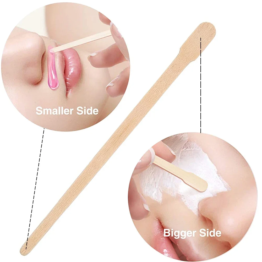 100PCS Woman Wooden Hair Remov - Hair Wax Stick incelemesi ve fiyatı