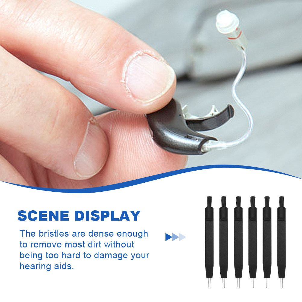 6Pcs Hearing Aid Cleaning Brus - Ear Wax Remover incelemesi ve fiyatı