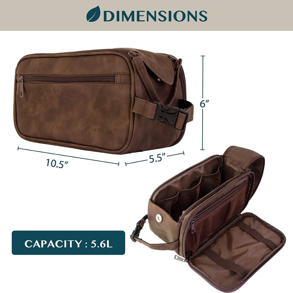 PAVILIA Toiletry Bag for Men,  - Men'S Grooming Organizer incelemesi ve fiyatı