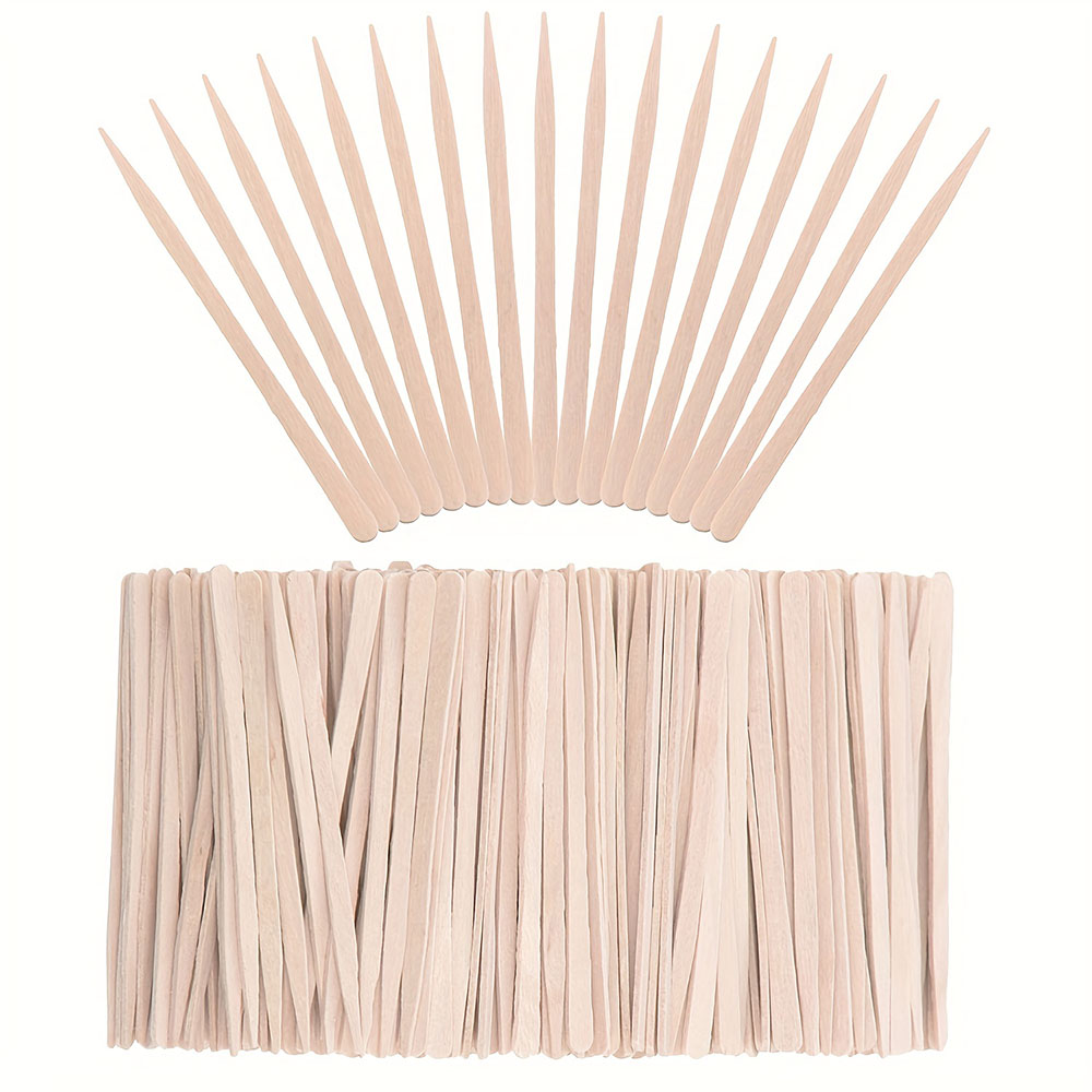 300/500pcs Wooden Wax Sticks M - Hair Wax Stick incelemesi ve fiyatı