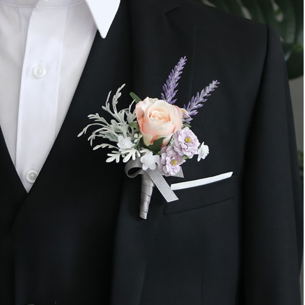 Groom Boutonniere Wedding Deco - Men'S Grooming For Marriage incelemesi ve fiyatı
