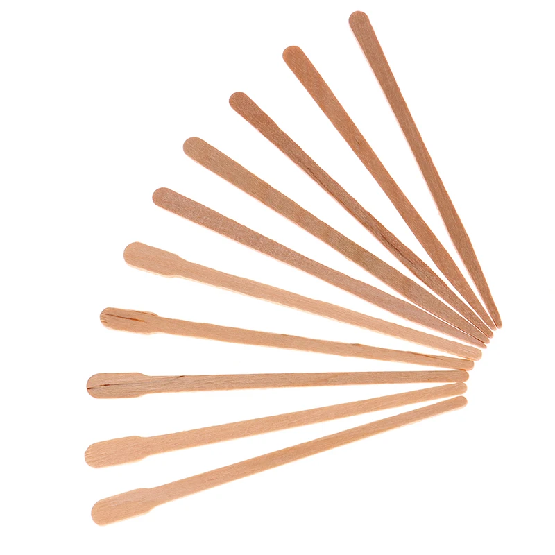 50/100Pcs Wooden Body Hair Rem - Hair Wax Stick incelemesi ve fiyatı