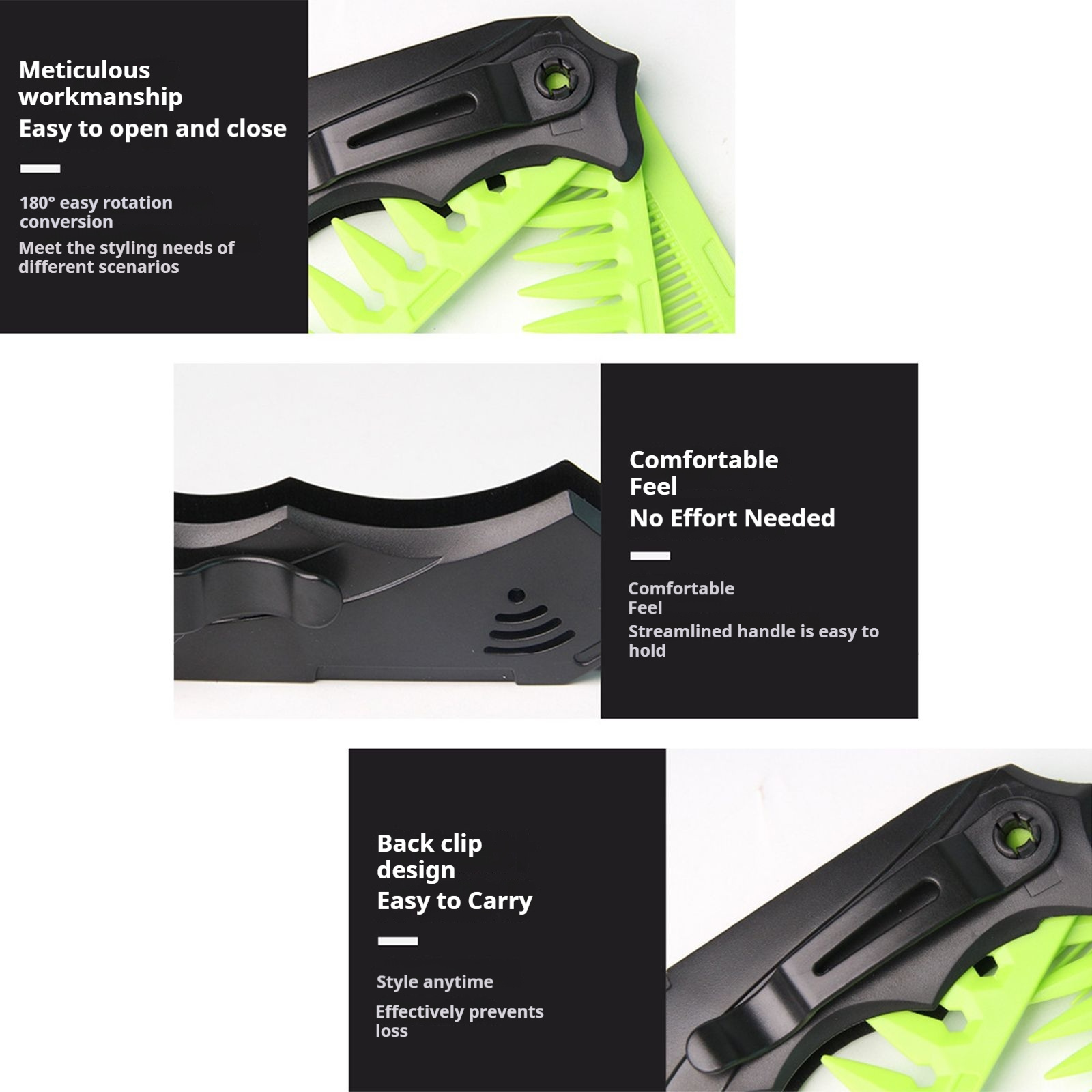 Dual Tooth Folding Comb for Me - Men Grooming Hygiene incelemesi ve fiyatı