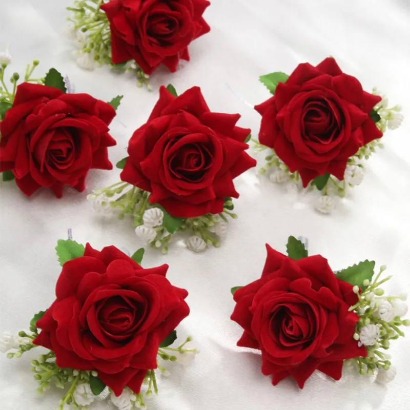 6PCS/set Boutonniere for Men G - Men'S Grooming For Marriage incelemesi ve fiyatı