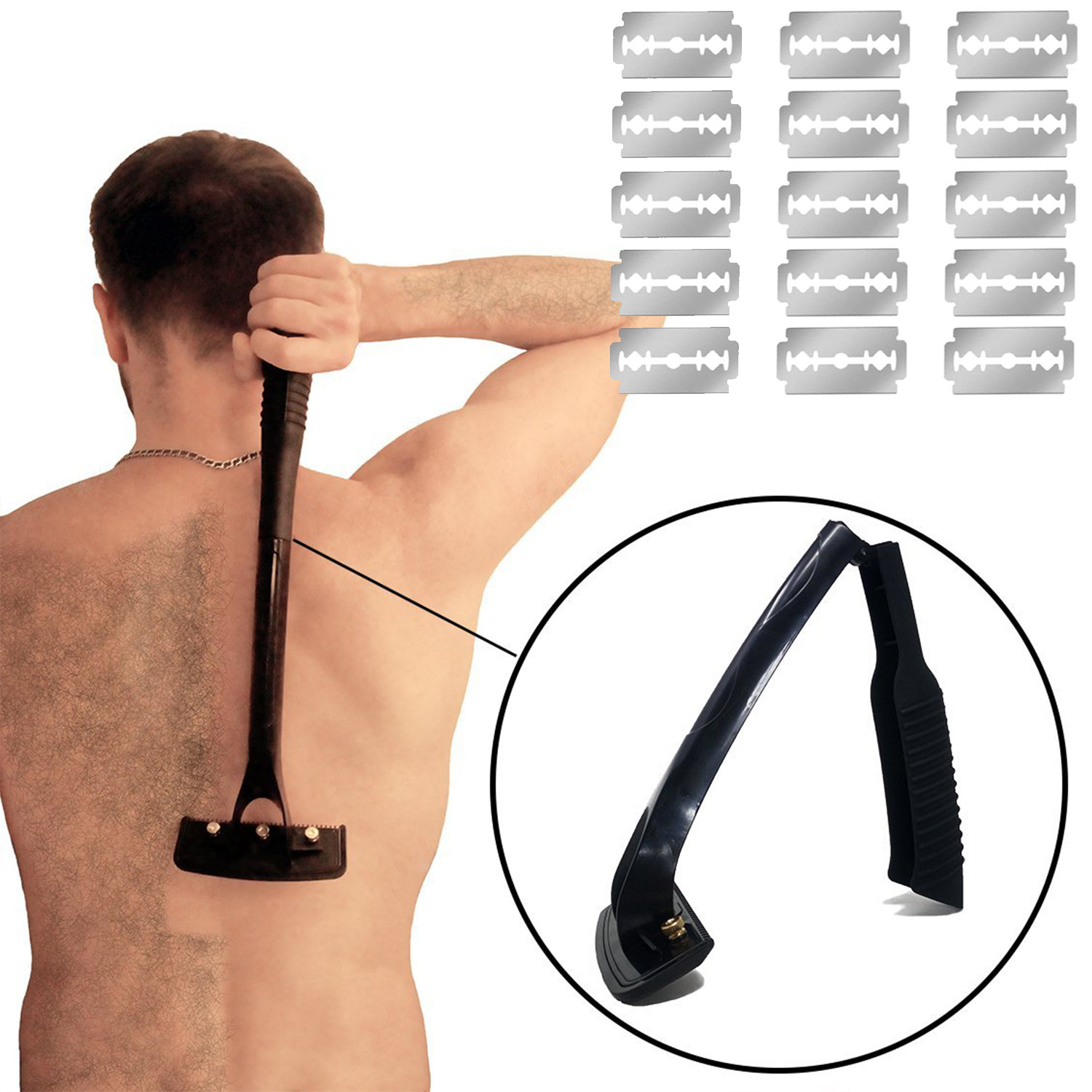 Men's Back Shaver Hair Remover - Men'S Grooming Hair Removal incelemesi ve fiyatı