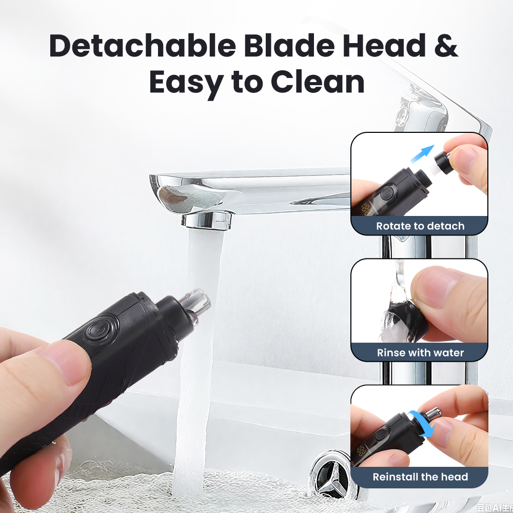 Rechargeable Nose Hair trimmer - Men'S Grooming Hair Removal incelemesi ve fiyatı