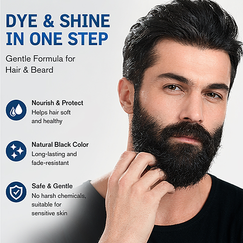 Hair Dye Shampoo, Beard and Ha - Men Grooming Hygiene incelemesi ve fiyatı