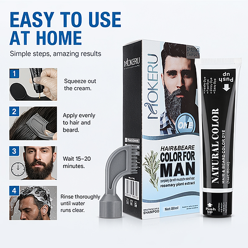 Hair Dye Shampoo, Beard and Ha - Men Grooming Hygiene incelemesi ve fiyatı