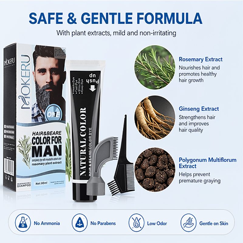 Hair Dye Shampoo, Beard and Ha - Men Grooming Hygiene incelemesi ve fiyatı