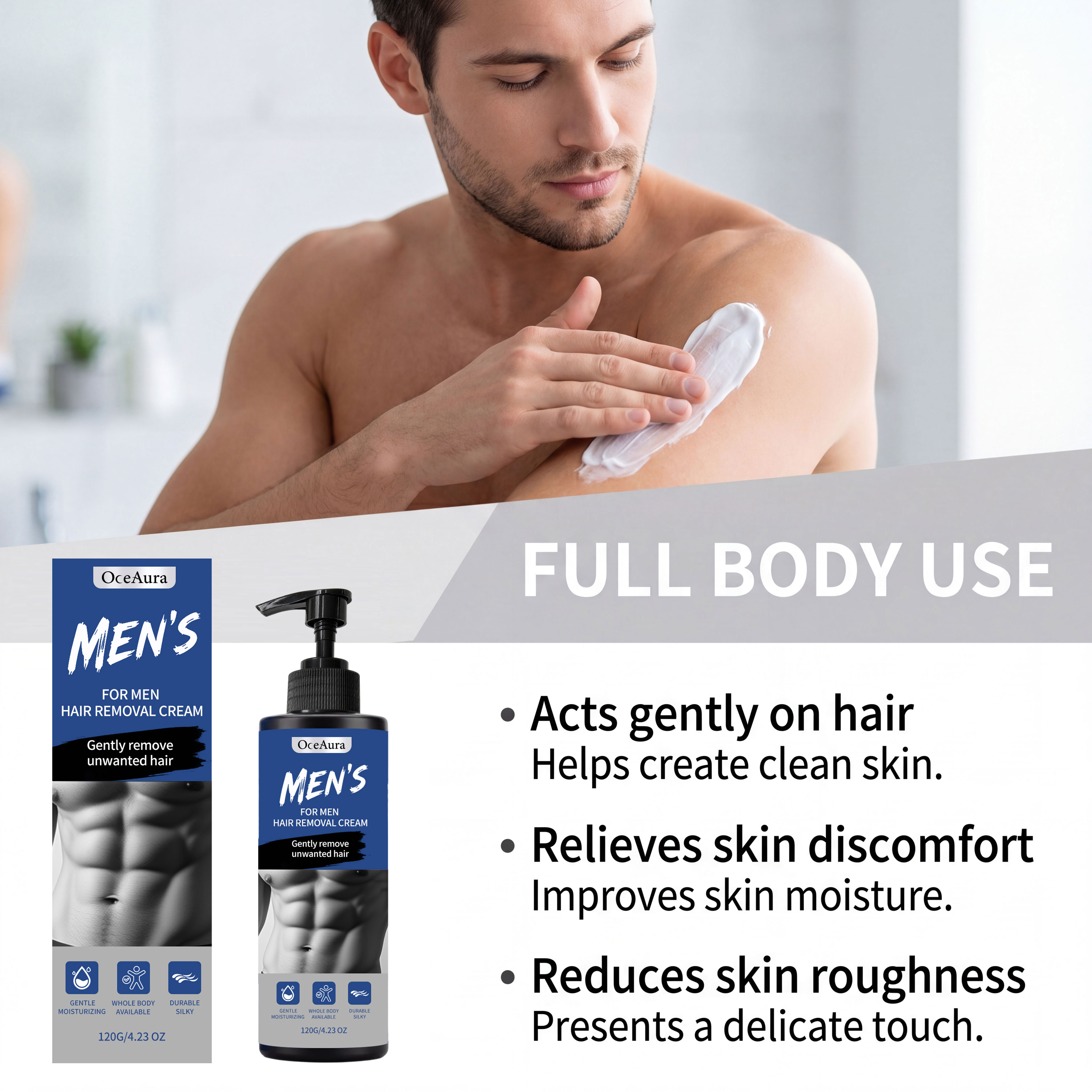 Painless Men's Body Depilatory - Men'S Grooming Hair Removal incelemesi ve fiyatı