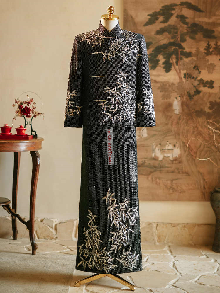 Xiuhe Dress Black Senior Groom - Men'S Grooming For Marriage incelemesi ve fiyatı