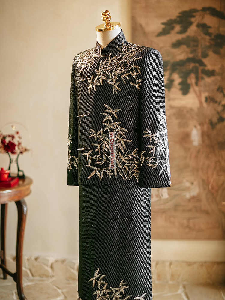 Xiuhe Dress Black Senior Groom - Men'S Grooming For Marriage incelemesi ve fiyatı