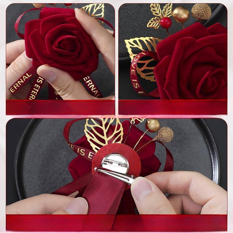 Wedding Chest Flower Full Set  - Men'S Grooming For Marriage incelemesi ve fiyatı