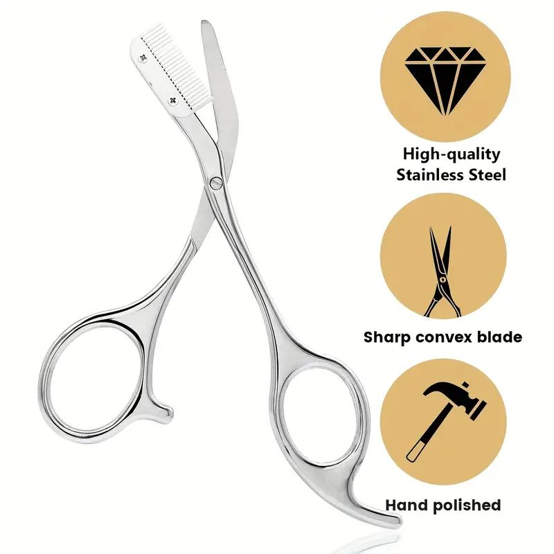 Stainless Steel Eyebrow Trimme - Men'S Grooming Hair Removal incelemesi ve fiyatı