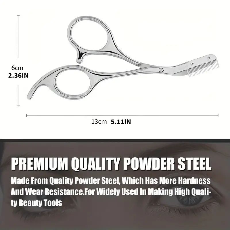 Stainless Steel Eyebrow Trimme - Men'S Grooming Hair Removal incelemesi ve fiyatı