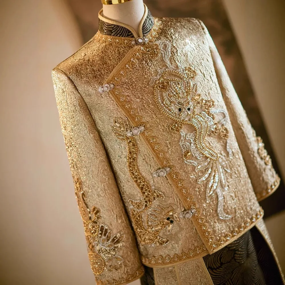 Chinese Style Wedding Groom Co - Men'S Grooming For Marriage incelemesi ve fiyatı