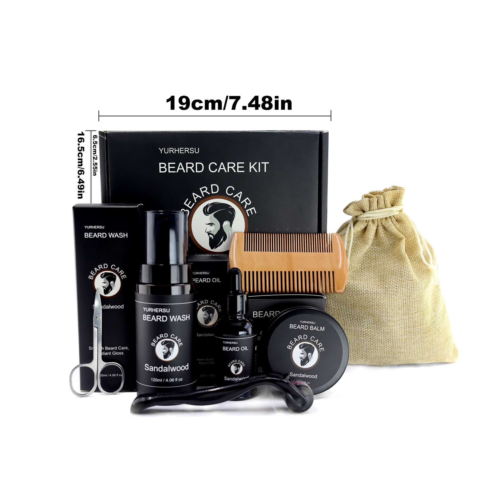 7Pcs Beard Care Kit for Men, G - Men Grooming Hygiene incelemesi ve fiyatı